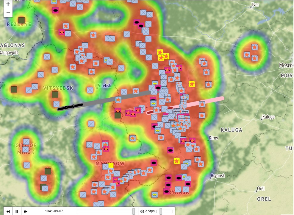 Snipped of Opmaps Map